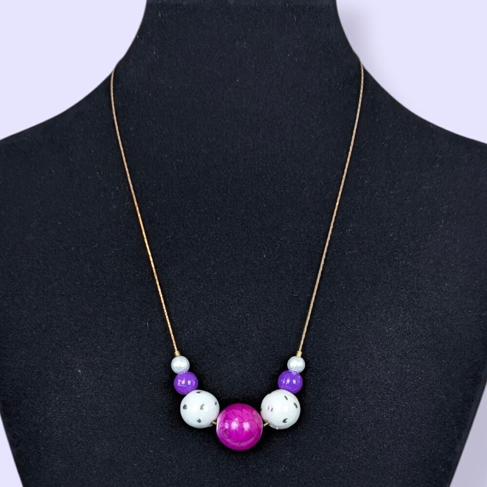 V. Ceramic Beaded Necklace